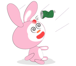 Mischievous Pink Rabbit sticker #12288150