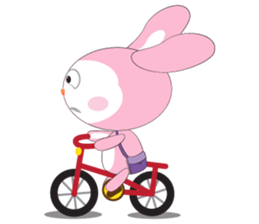 Mischievous Pink Rabbit sticker #12288151