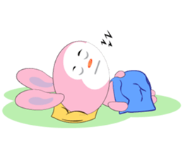 Mischievous Pink Rabbit sticker #12288156