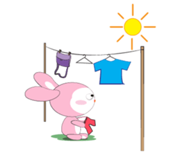 Mischievous Pink Rabbit sticker #12288161