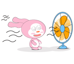 Mischievous Pink Rabbit sticker #12288163