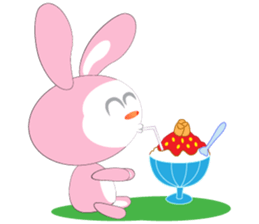 Mischievous Pink Rabbit sticker #12288168