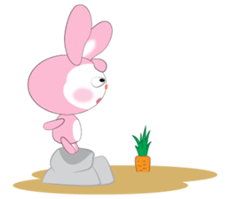 Mischievous Pink Rabbit sticker #12288171