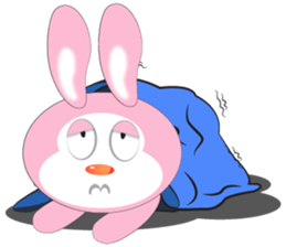 Mischievous Pink Rabbit sticker #12288172