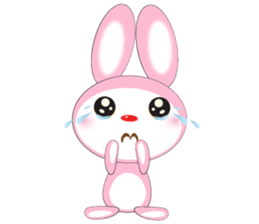 Mischievous Pink Rabbit sticker #12288175