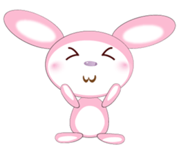 Mischievous Pink Rabbit sticker #12288177