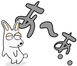 Usagi & Deka-moji Sticker sticker #12288434