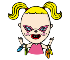 Ethereal girl sticker #12288805