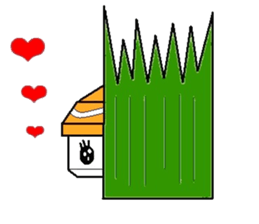 sushi robot sticker #12289155