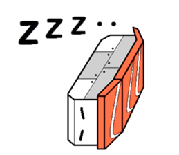 sushi robot sticker #12289157