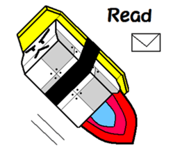 sushi robot sticker #12289169