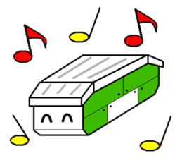 sushi robot sticker #12289187