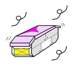 sushi robot sticker #12289193