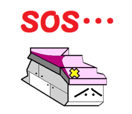 sushi robot sticker #12289195