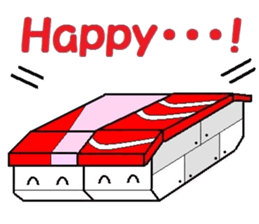 sushi robot sticker #12289199