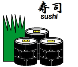 sushi robot sticker #12289203