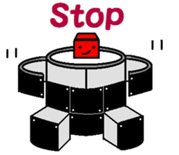 sushi robot sticker #12289209