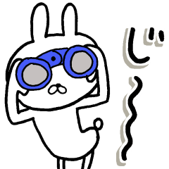 The rabbit which is a good feeling