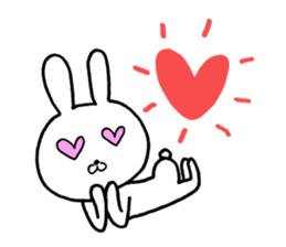 The rabbit which is a good feeling sticker #12290560