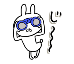 The rabbit which is a good feeling sticker #12290562