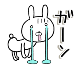 The rabbit which is a good feeling sticker #12290566