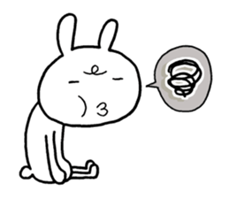 The rabbit which is a good feeling sticker #12290568