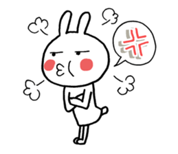 The rabbit which is a good feeling sticker #12290569