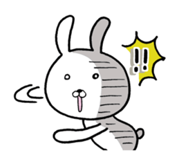 The rabbit which is a good feeling sticker #12290571