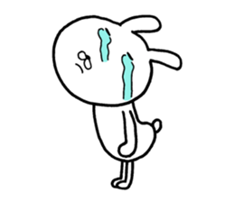 The rabbit which is a good feeling sticker #12290573