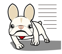 french bulldog01 sticker #12290748