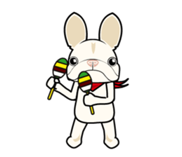 french bulldog01 sticker #12290774