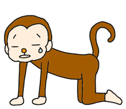 Happy Monkey Mon-san2 sticker #12291061