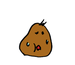 Taro potato sticker #12291586