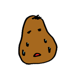 Taro potato sticker #12291588