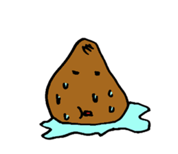 Taro potato sticker #12291589