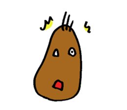 Taro potato sticker #12291591