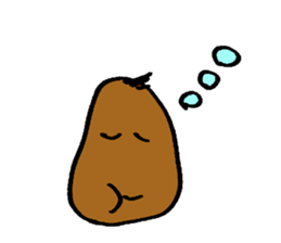 Taro potato sticker #12291594