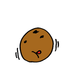 Taro potato sticker #12291598