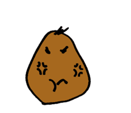 Taro potato sticker #12291601