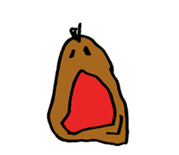 Taro potato sticker #12291602