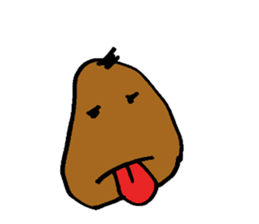 Taro potato sticker #12291603