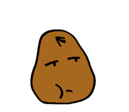 Taro potato sticker #12291604