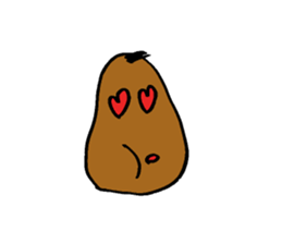 Taro potato sticker #12291605