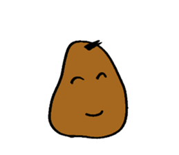 Taro potato sticker #12291607