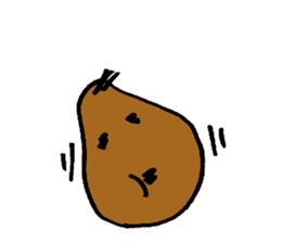 Taro potato sticker #12291608