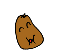 Taro potato sticker #12291609
