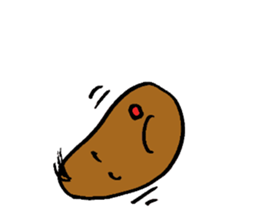 Taro potato sticker #12291610