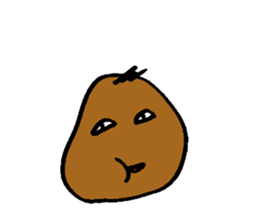 Taro potato sticker #12291611