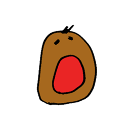 Taro potato sticker #12291613