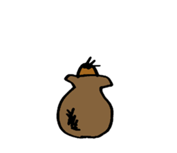 Taro potato sticker #12291615